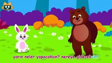Dün Bugün Yarın Şarkısı | Küçük Tavşan ile Tombik Ayı öğreniyor