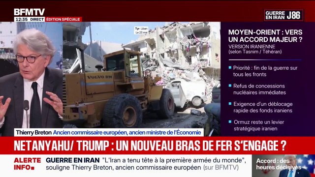 Liban/Israël: On a pour la première fois depuis des années des négociations qui ont été rouvertes , observe Thierry Breton