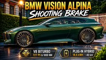 BMW Vision Alpina mit V8-Hybrid als exklusiver Shooting Brake