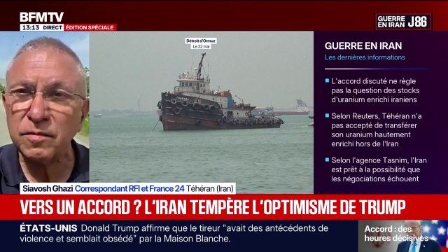 Guerre au Moyen-Orient: Donald Trump annonce que l'accord avec l'Iran prévoit la réouverture du détroit d'Ormuz, Téhéran précise qu'il resterait sous contrôle iranien