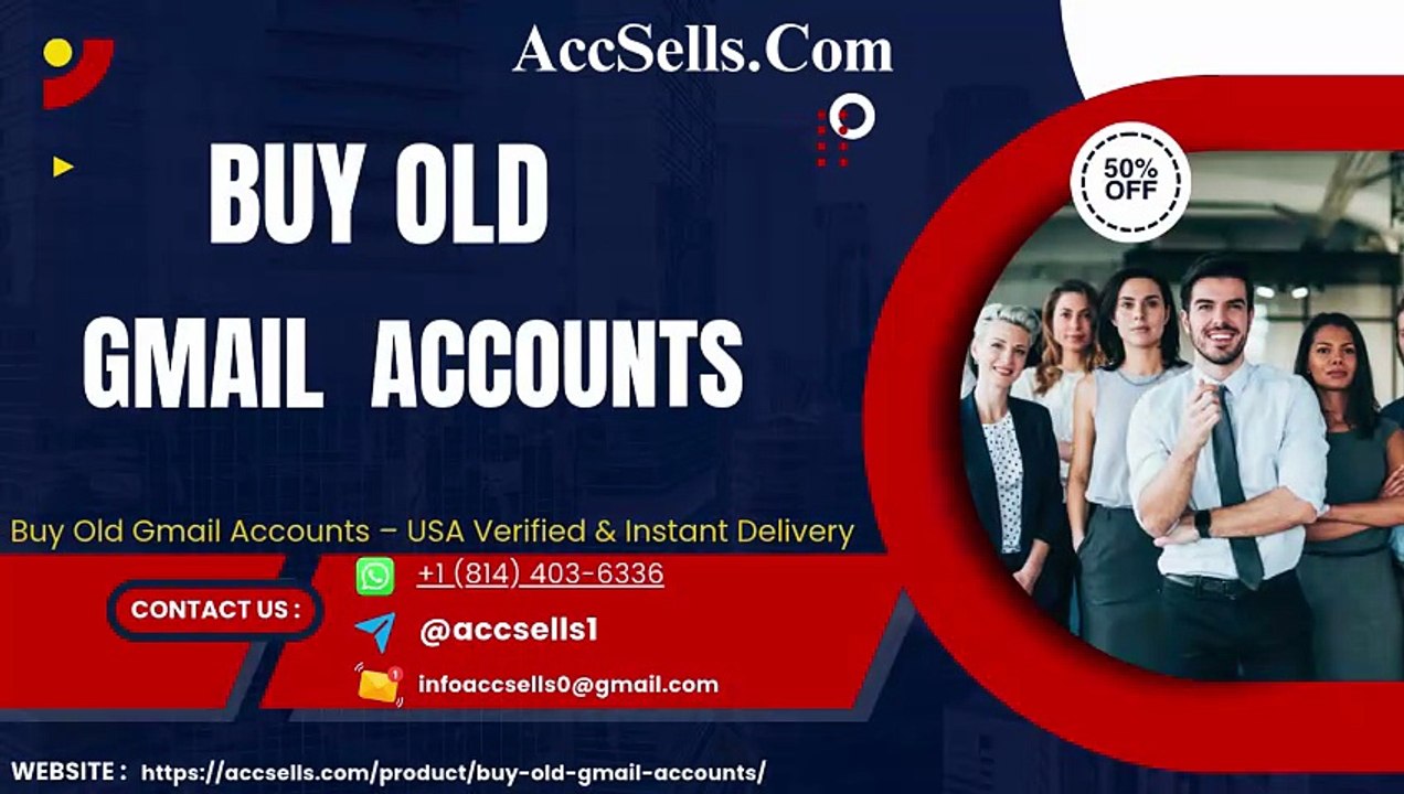 Top 12 Places to Buy Old Gmail Accounts  – Bulk, PVA & USA Verified
