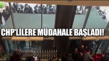 Polis tahliye için CHP Genel Merkezi’nde!