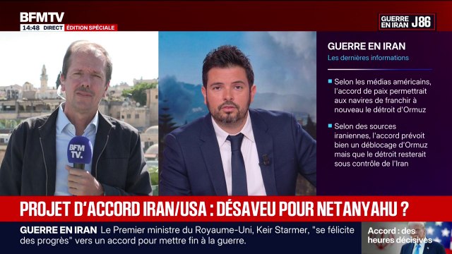 Guerre au Moyen-Orient: le projet d'accord entre les États-Unis et l'Iran dénoncé par des élus israéliens