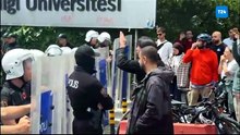 Bilgi Üniversitesi protestosunda üçüncü gün | Rektör kampüse girişleri yasakladı: Nöbette olan öğrencilere biber gazlı müdahale, gözaltılar var!