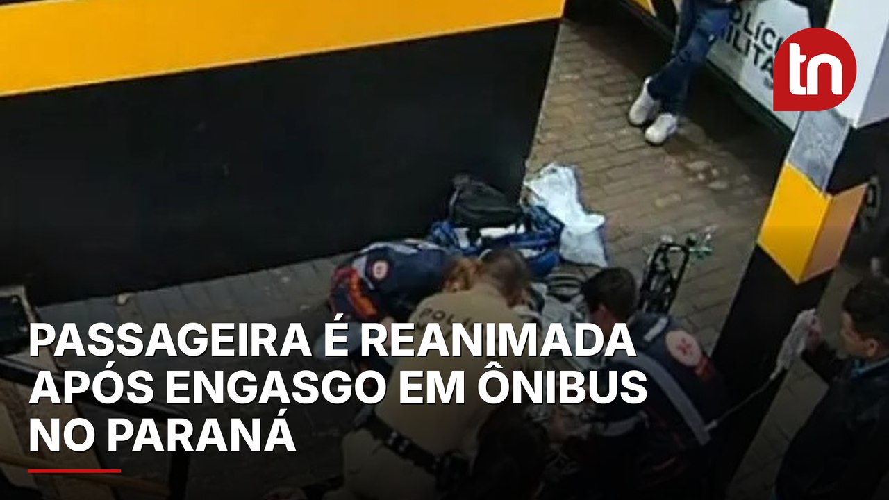 Passageira é reanimada após engasgo em ônibus no Paraná