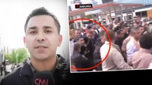 CNN TÜRK muhabirine Ali Mahir Başarır'dan saldırı