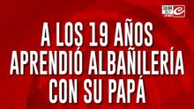 ¡Chau alquiler!: agarró la pala, levantó su propia casa y es un orgullo nacional