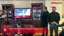 Özgür Özel, kendisine ulaştırılan tebligatı yırttı
