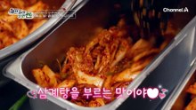 국물 한입 먹으면 생각나는 그것! 아삭아삭 갓 만든 겉절이 시식하는 셰프들! 그 맛은?