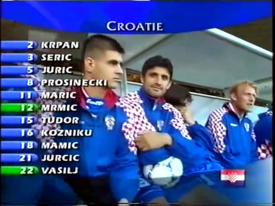 Germany v Croatia Quarter Final 04-07-1998