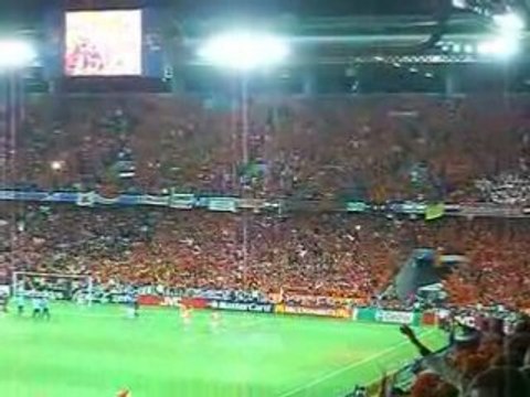 Holland France euro 2008 Coté Tribunes