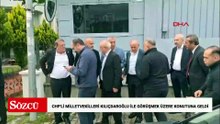 CHP'li milletvekilleri Kılıçdaroğlu ile görüşmek üzere konutuna geldi