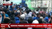 Bandung Membiru! Tom Haye-Marc Klok Pimpin Aksi Koreo Bobotoh saat Konvoi Juara