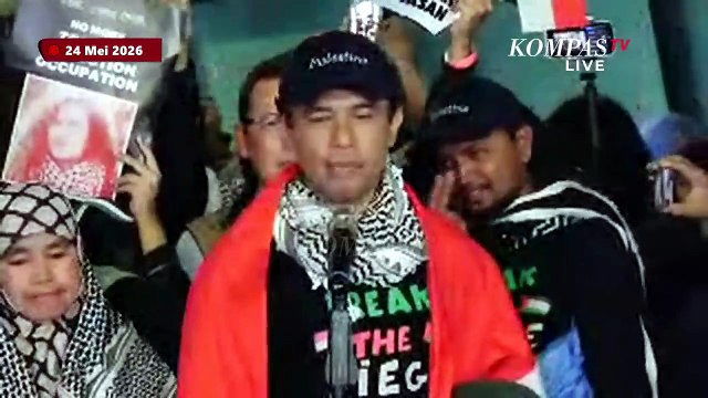 Keji! WNI Relawan Flotilla Cerita Saat Ditahan Pasukan Israel: Kami Diperlakukan Seperti Hewan