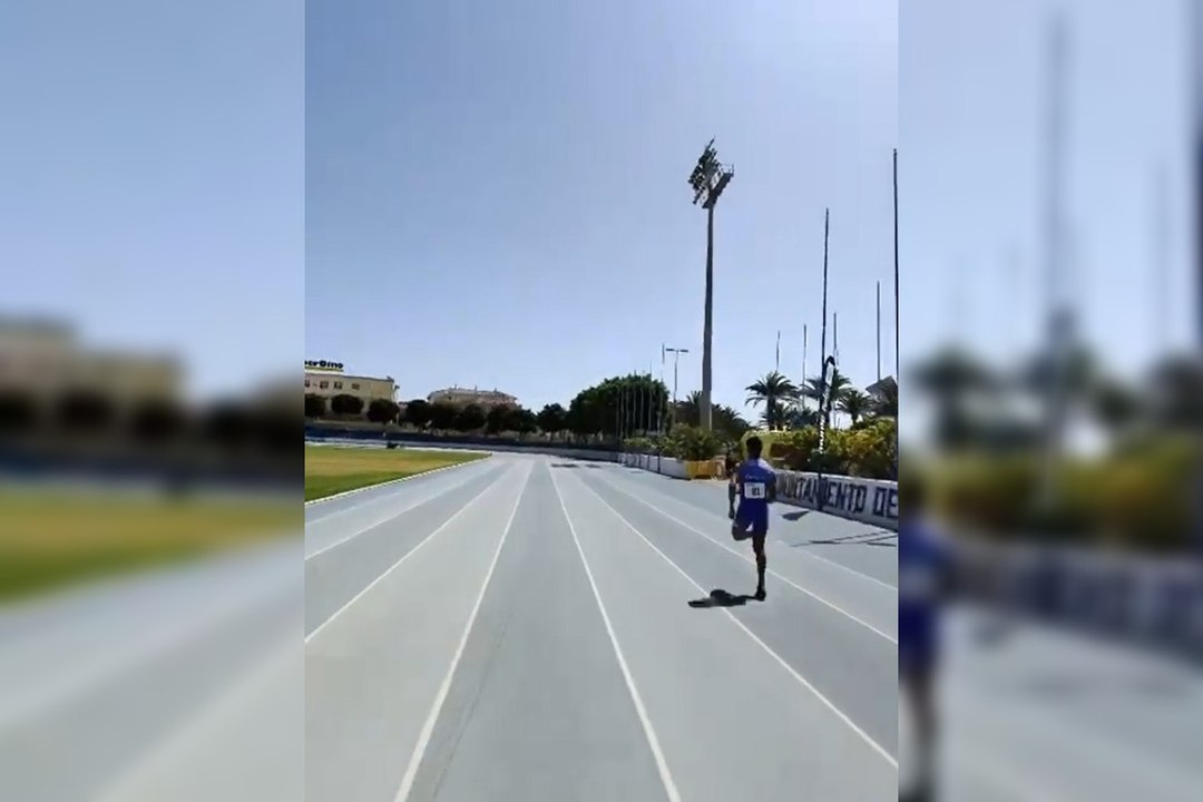 Así se gana un Campeonato de España de atletismo: las gafas de David José Pineda graban su triunfo