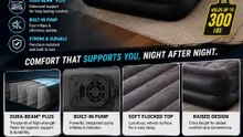Intex Raised Airbed Mattress Review 🛏️ | Best Inflatable Bed with Built-in Pump for Camping & Guests