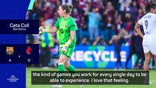 'These are the games I live for' - Coll revels in Barca triumph