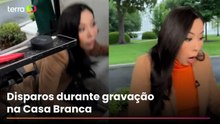 Jornalista se joga no chão ao ouvir tiros próximo à Casa Branca