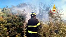 Vasto incendio a Viddalba, in fiamme ettari di macchia mediterranea - Ecco il video dei vigili del fuoco