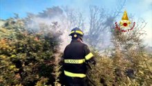 Vasto incendio a Viddalba, in fiamme ettari di macchia mediterranea - Ecco il video dei vigili del fuoco