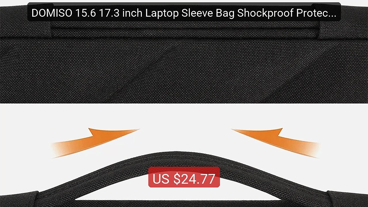 DOMISO 15.6 17.3 inch Laptop Sleeve Bag Shockproof Protective ... -- Hot Deal 2026 | Limited Offer!
