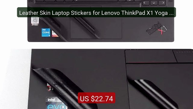 Leather Skin Laptop Stickers for Lenovo ThinkPad X1 Yoga 2016... Amazing Value 2026 | Must Have!