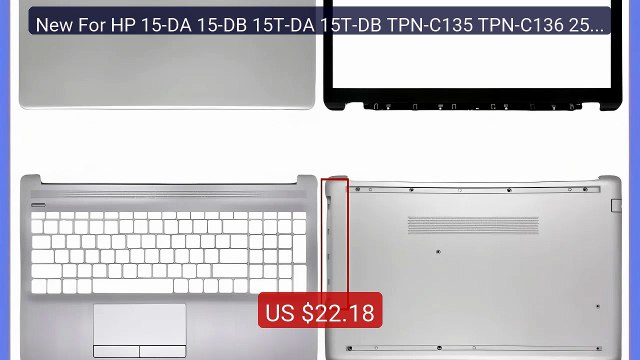 New For HP 15-DA 15-DB 15T-DA 15T-DB TPN-C135 TPN-C136 250 ... Top Pick 2026 | Unbeatable Price!