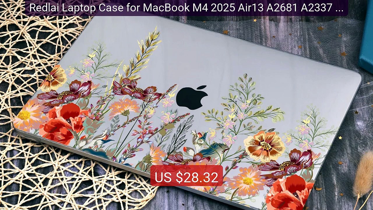 Redlai Laptop Case for MacBook M4 2025 Air13 A2681 A2337 A217... -- Amazing Value 2026 | Must Have!