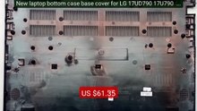 New laptop bottom case base cover for LG 17UD790 17U790  17.3" -- Best Buy 2026 | Great Quality!