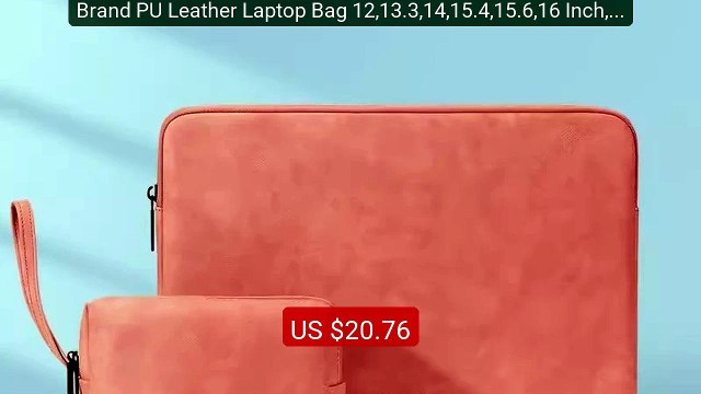 Brand PU Leather Laptop Bag 12,13.3,14,15.4,15.6,16 Inch,Ma... Top Pick 2026 | Unbeatable Price!