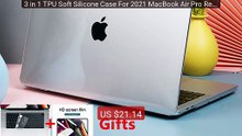 3 in 1 TPU Soft Silicone Case For 2021 MacBook Air Pro Retina 1413... -- Best Deal 2026 | Shop Now!