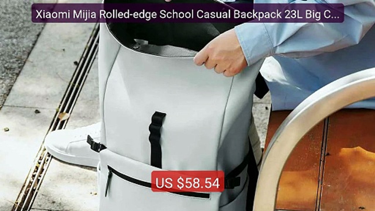 Xiaomi Mijia Rolled-edge School Casual Backpack 23L Big Capac... -- Amazing Value 2026 | Must Have!