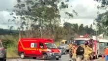 Acidente entre ônibus e caminhão deixa 8 mortos na BR-251