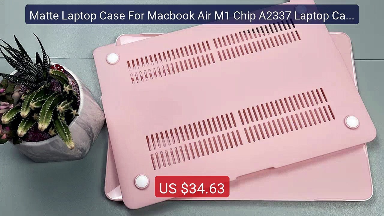 Matte Laptop Case For Macbook Air M1 Chip A2337...