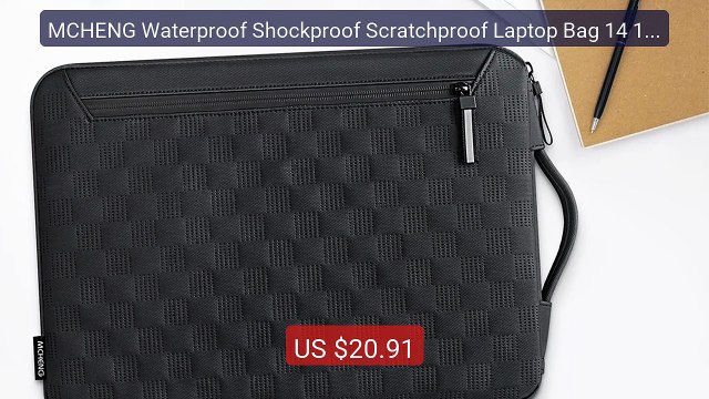 MCHENG Waterproof Shockproof Scratchproof Laptop Bag 14 15.6 inch L... Top Rated 2026 | Buy Now!