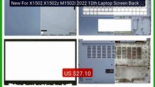 New For X1502 X1502z M1502I 2022 12th Laptop Screen Back Cover Fro... -- Best Deal 2026 | Shop Now!