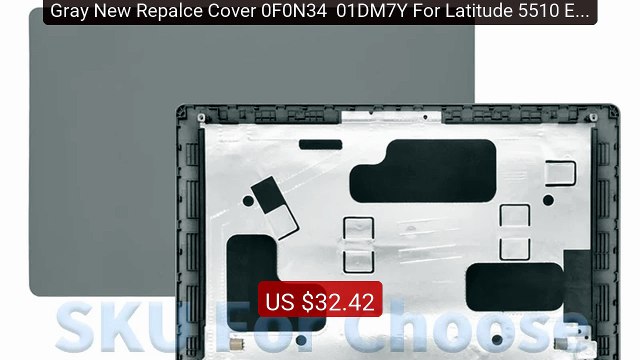 Gray New Repalce Cover 0F0N34 01DM7Y For Latitude 5510 E5510 Lapto... Top Rated 2026 | Buy Now!