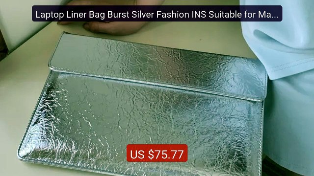 Laptop Liner Bag Burst Silver Fashion INS Suitable for Macbook... Best Buy 2026 | Great Quality!