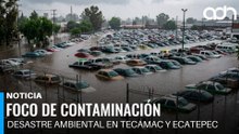 Alerta en Tecámac y Ecatepec por olores químicos e inundación