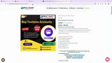 01 Best Sites To Buy Textnow Accounts - 100% Safe