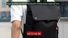 High quality clamshell backpack simple large capacity business... -- Best Buy 2026 | Great Quality!