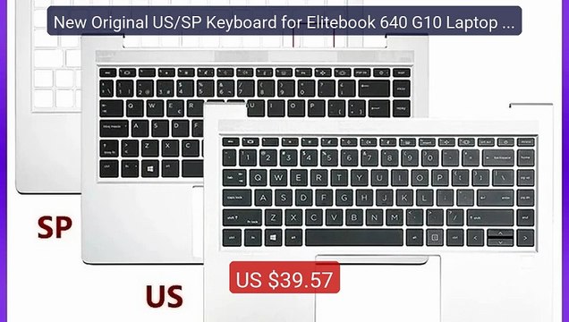 New Original US/SP Keyboard for Elitebook 640 G10 Laptop Pa... Top Pick 2026 | Unbeatable Price!