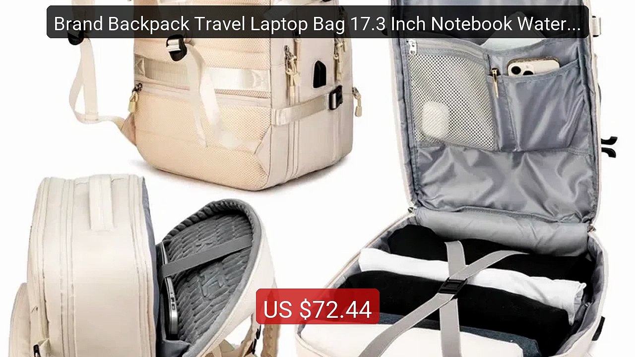Brand Backpack Travel Laptop Bag 17.3 Inch Notebook Waterproof Man ... -- Top Rated 2026 | Buy Now!