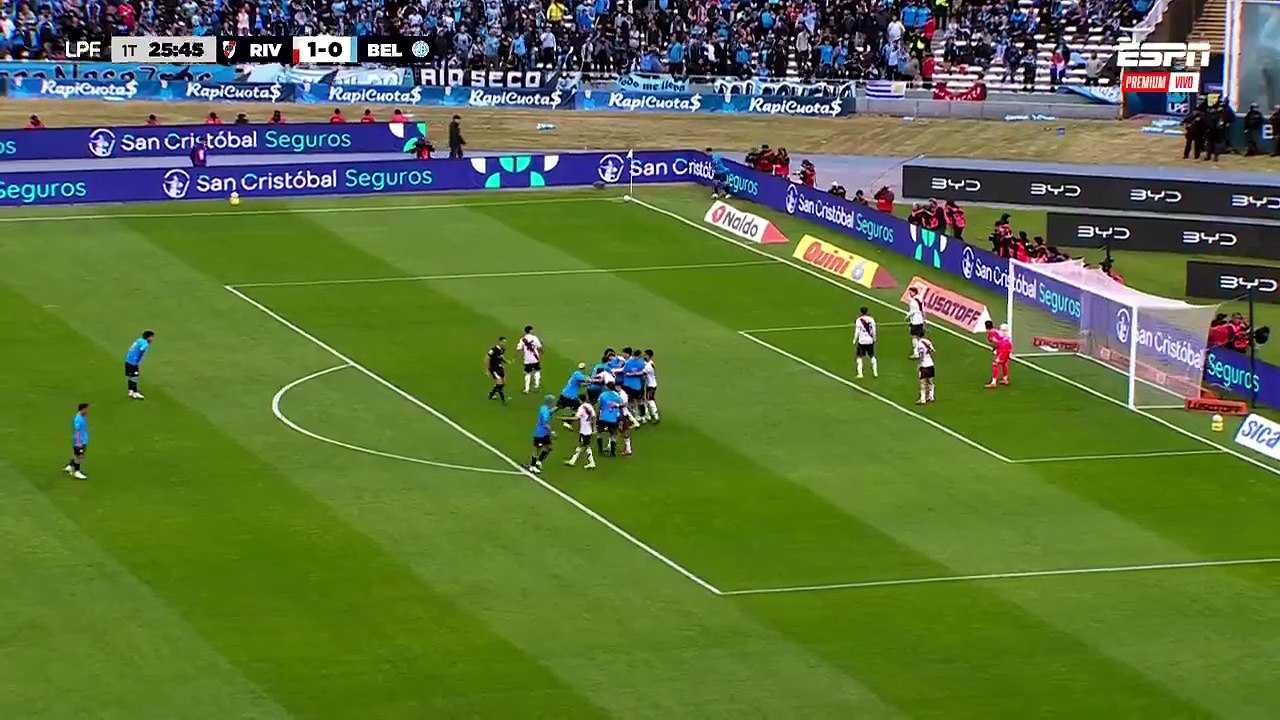 River 1 - 1 Belgrano: el gol de Morales