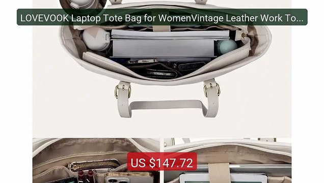 LOVEVOOK Laptop Tote Bag for WomenVintage Leather Work Tote Ba... Best Buy 2026 | Great Quality!