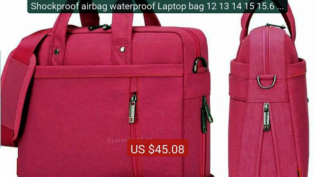 Shockproof airbag waterproof Laptop bag 12 13 14 15 15.6 17 17... Best Buy 2026 | Great Quality!