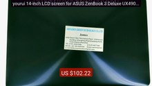 yourui 14-inch LCD screen for ASUS ZenBook 3 Deluxe UX490UA  ... -- Amazing Value 2026 | Must Have!