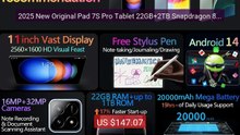 2025 New Original Pad 7S Pro Tablet 22GB+2TB Snapdragon 8 Gen 2 And... -- Top Rated 2026 | Buy Now!