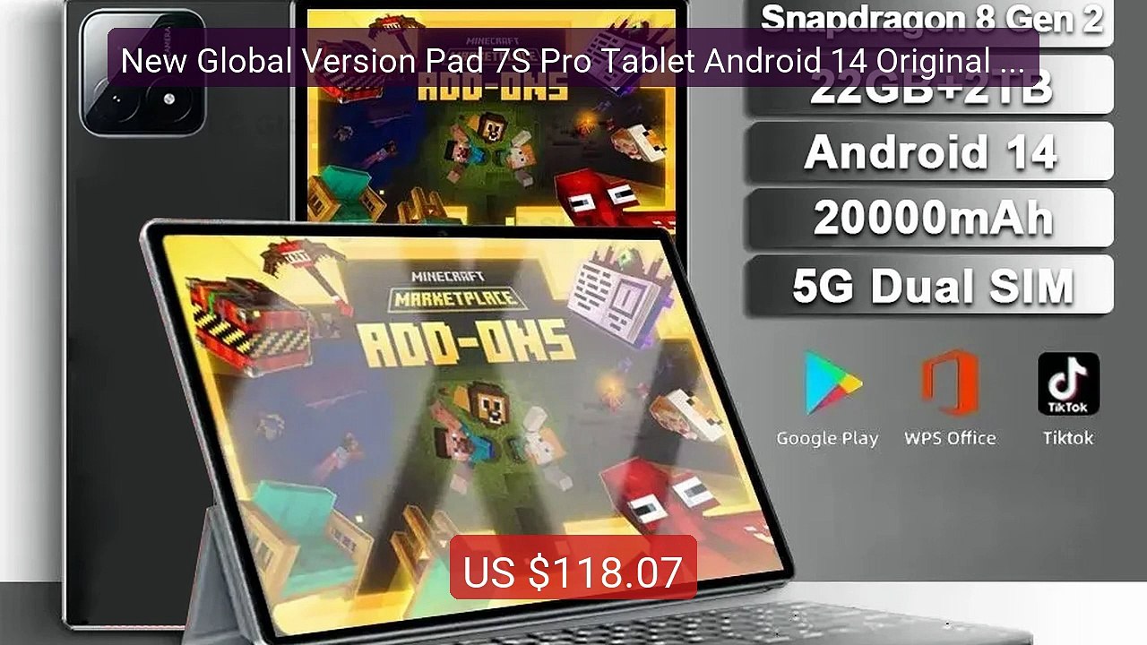 New Global Version Pad 7S Pro Tablet Android 14 Original 11 in... -- Best Buy 2026 | Great Quality!