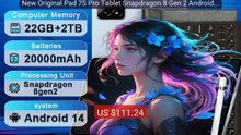 New Original Pad 7S Pro Tablet Snapdragon 8 Gen 2 Android 14 22GB 2... -- Top Rated 2026 | Buy Now!